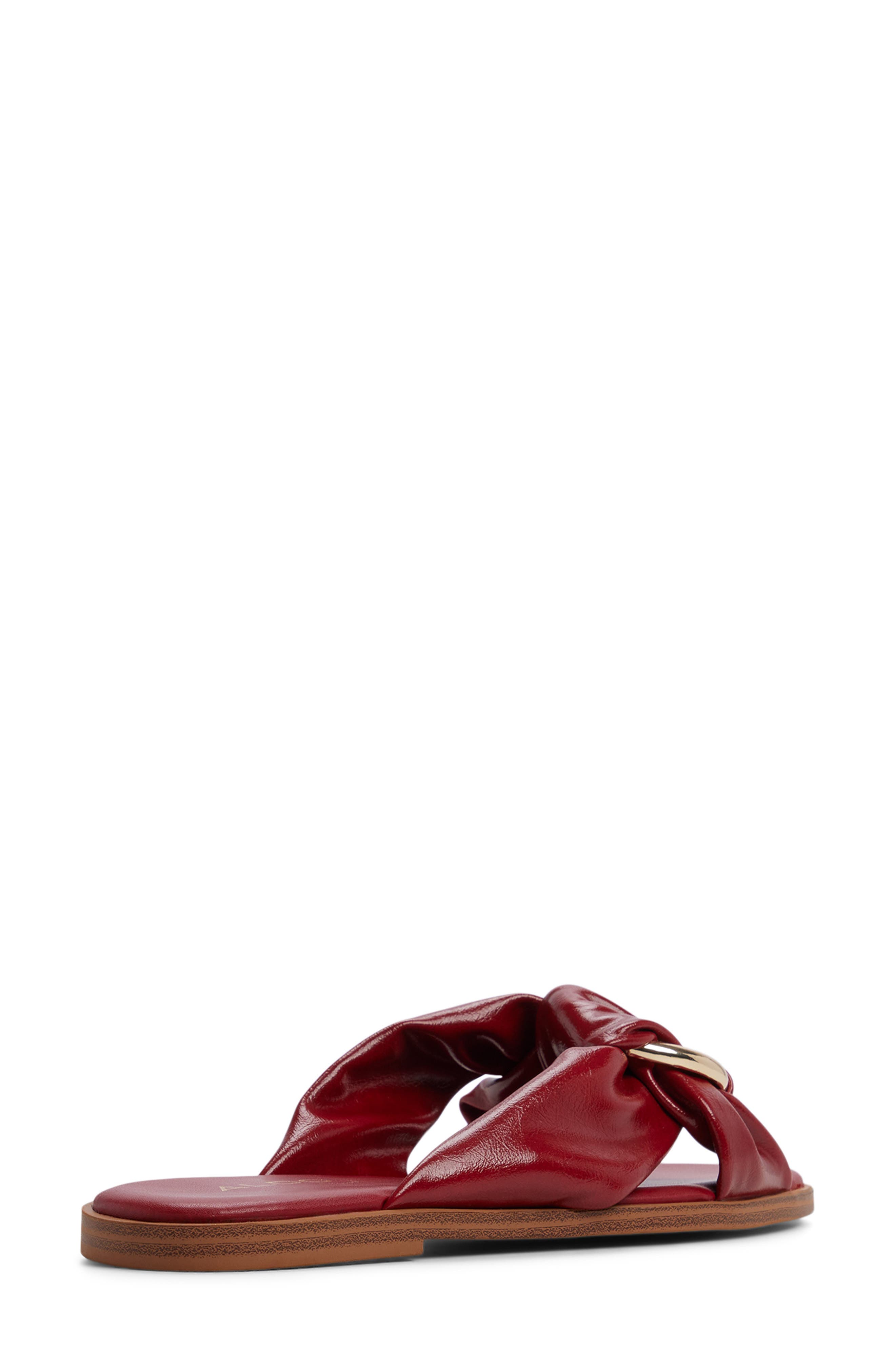 Isolde Slide Sandal, Alternate, color, MEDIUM ORANGE