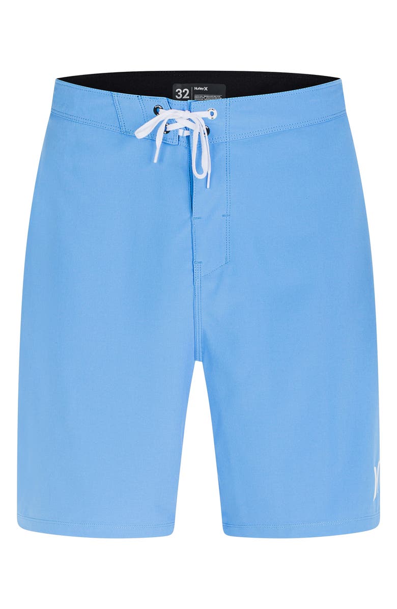 Hurley One & Only Solid Volley Swim Trunks, Alternate, color, Unity Blue