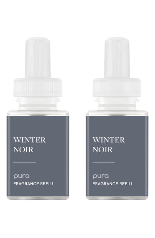 Pura 2-pack Diffuser Fragrance Refills In Winter Noir