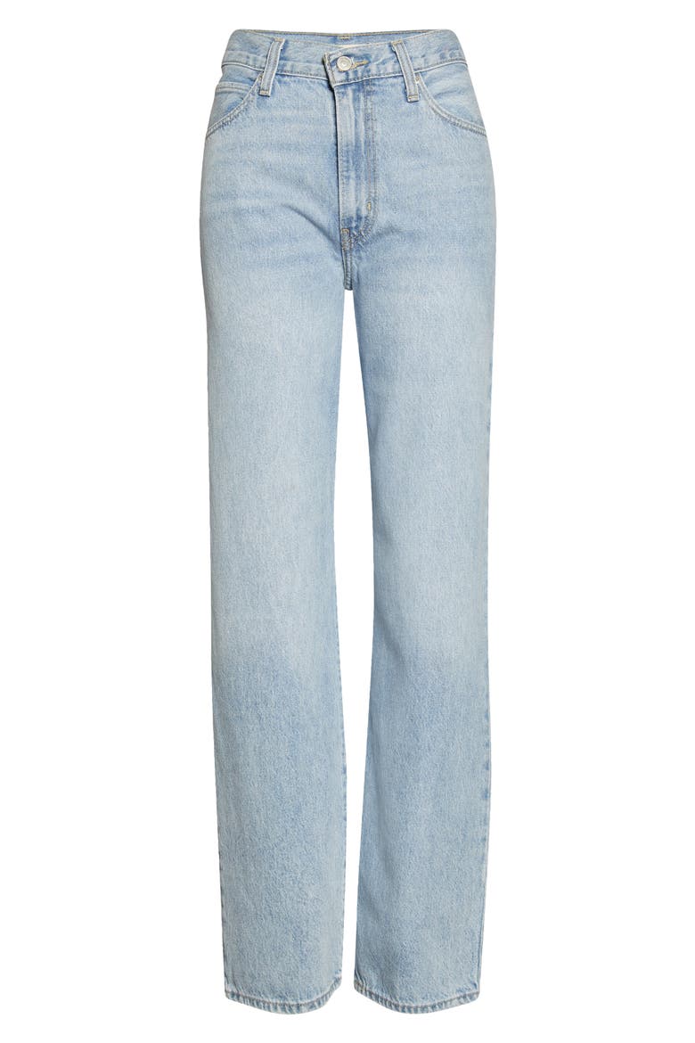 94™ Baggy Straight Leg Jeans, Alternate, color, LIGHT TOUCH