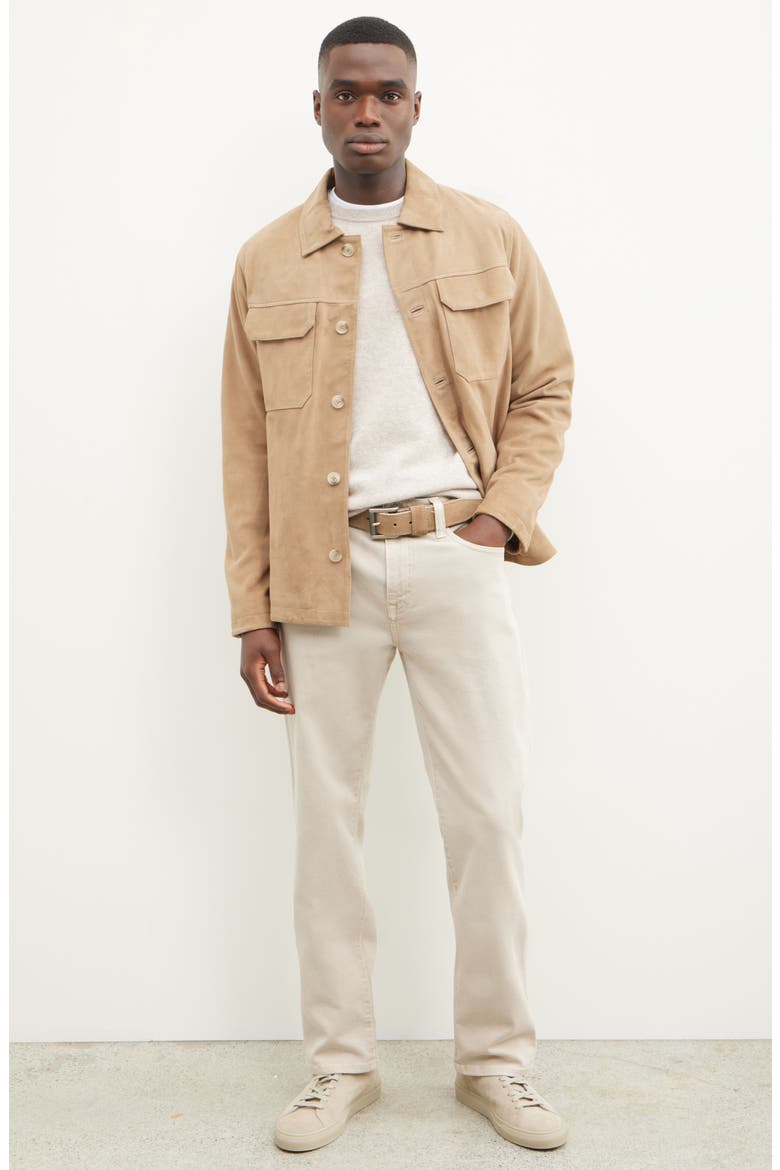 Slim Straight Jeans, Alternate, color, TAN TIMBER