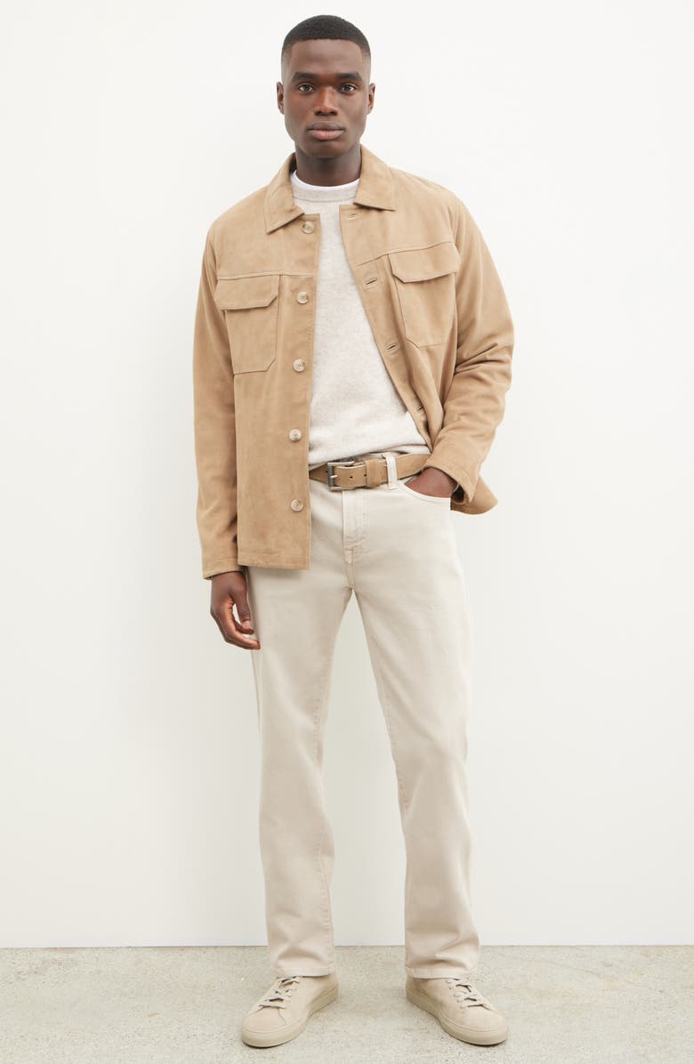 Nordstrom Slim Straight Jeans, Alternate, color, Tan Timber