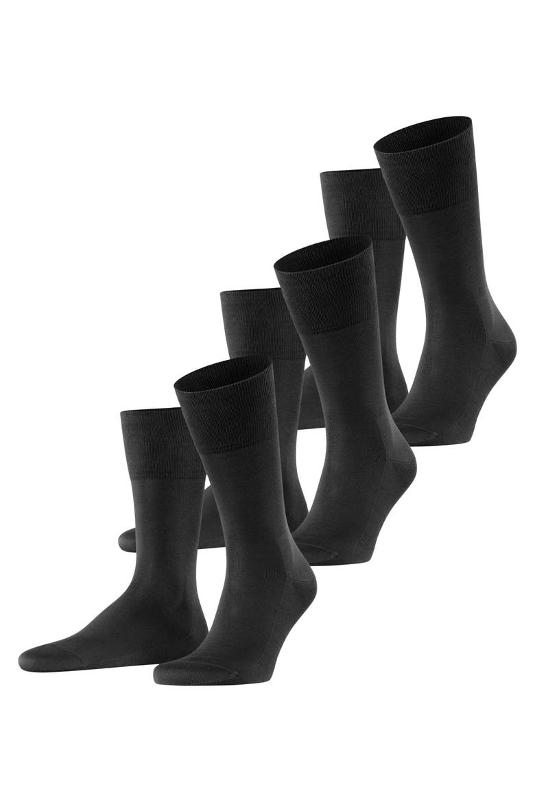 Tiago Cotton Dress Socks, Main, color, Black