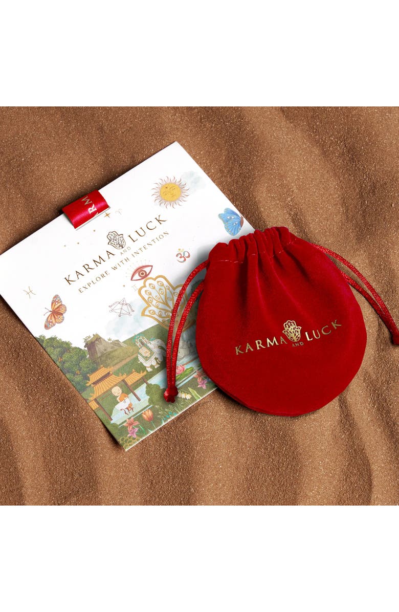 Karma and Luck Ancient Protection - Red String Evil Eye Bracelet, Alternate, color, Silver