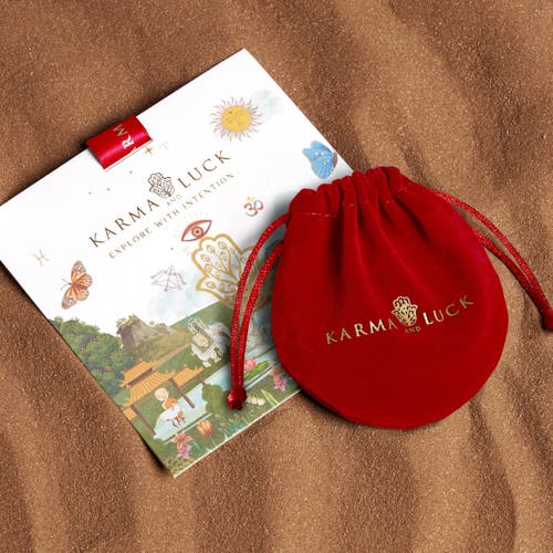 Karma And Luck Hopeful Outlook In Red/black/silver