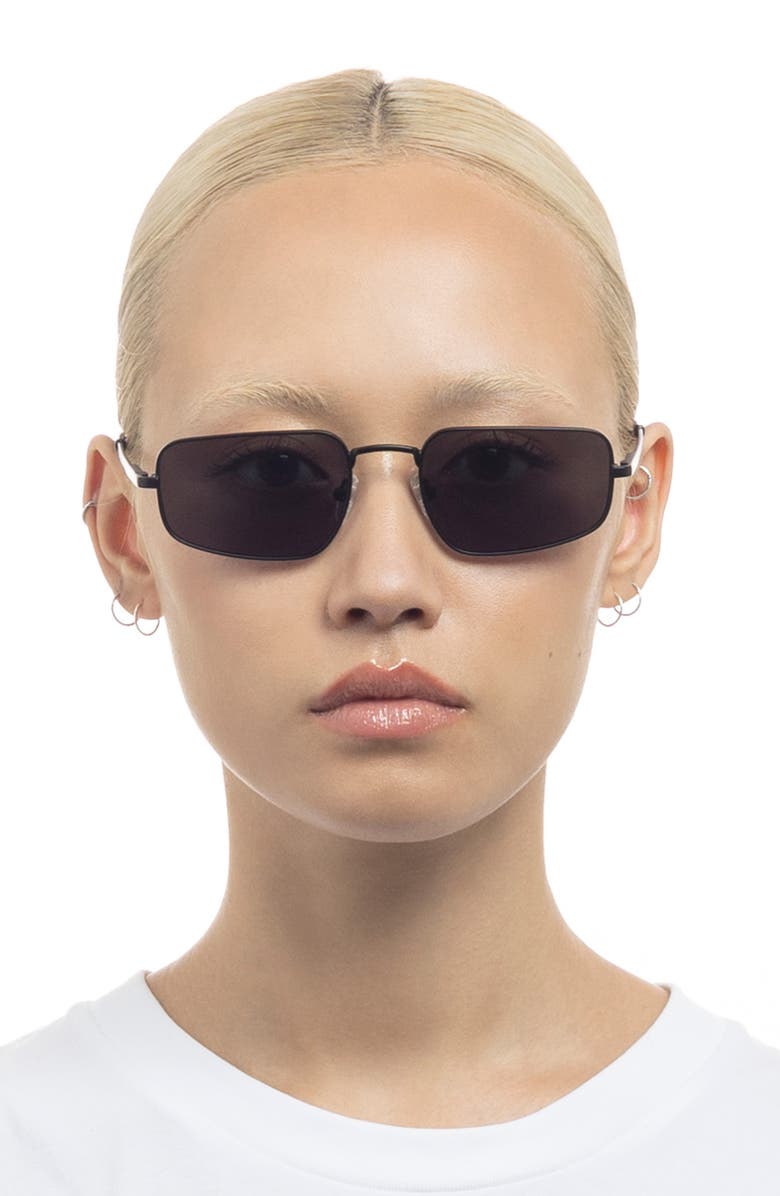 Le Specs METAGALACTIC 55mm Rectangular Sunglasses, Alternate, color, 