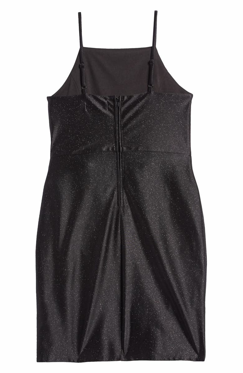 LOVE, NICKIE LEW Kids' Metallic Strappy Dress, Alternate, color, 