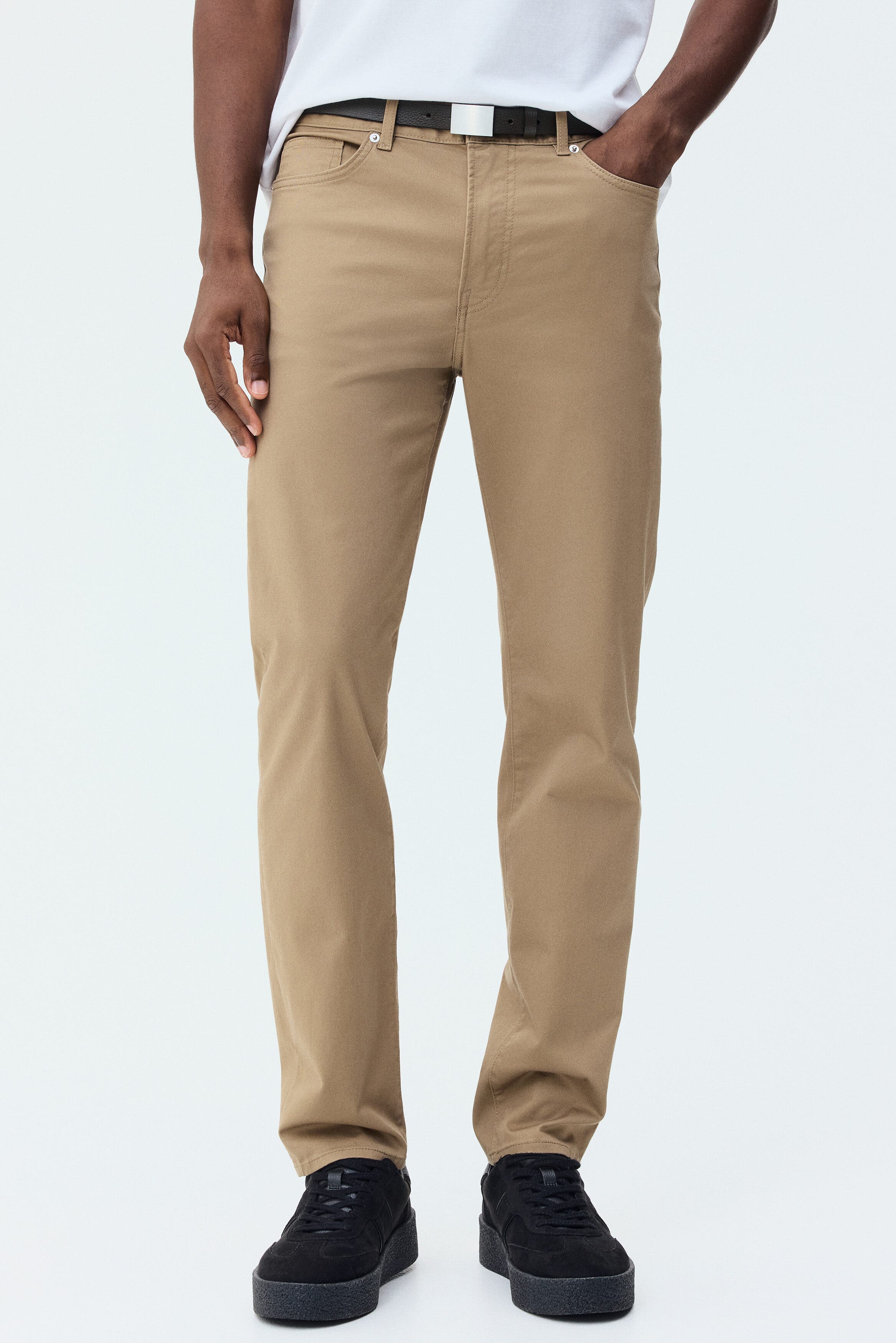 Slim-fit 5-pocket pants - image 2