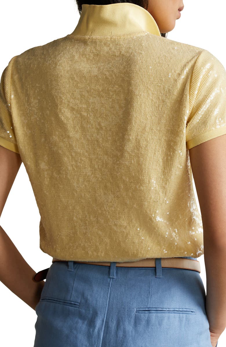 Polo Ralph Lauren Sequin Polo, Alternate, color, 