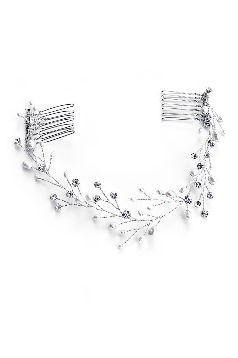 Zylina Halo Comb, Main, color, SILVER