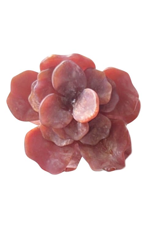 Origami Gardenia Claw Clip