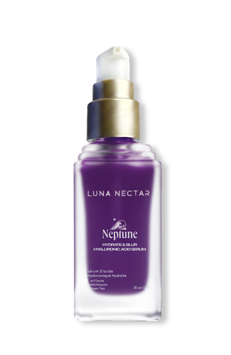 Luna Nectar Neptune Hyaluronic Acid Hydrate & Blur Serum, Main, color, Bright Purple