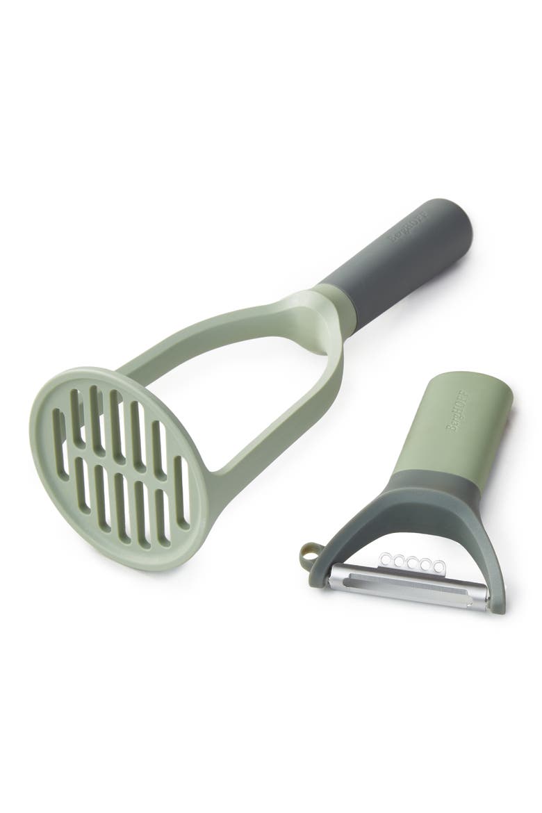 Two-Piece Mashed Potato Tool Set, Main, color, GREEN