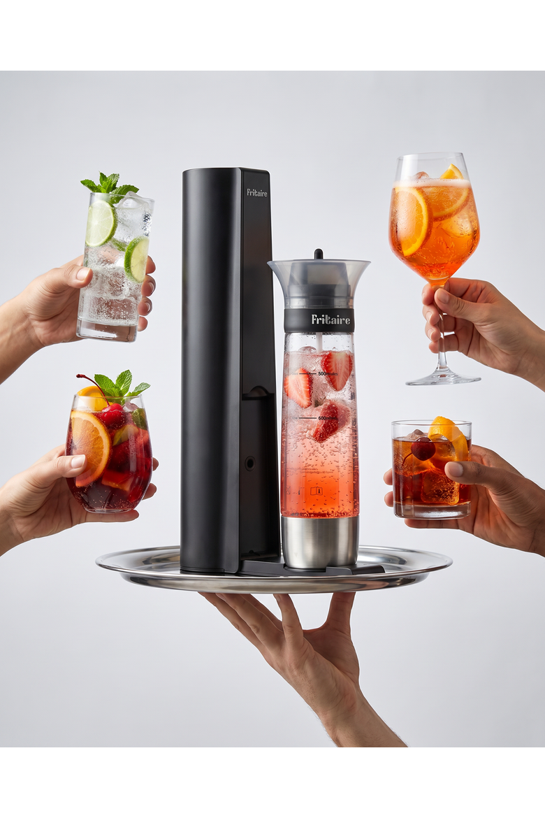 Fizze Soda Maker Machine, Alternate, color, Black