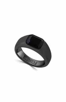 Titanium Onyx Ring