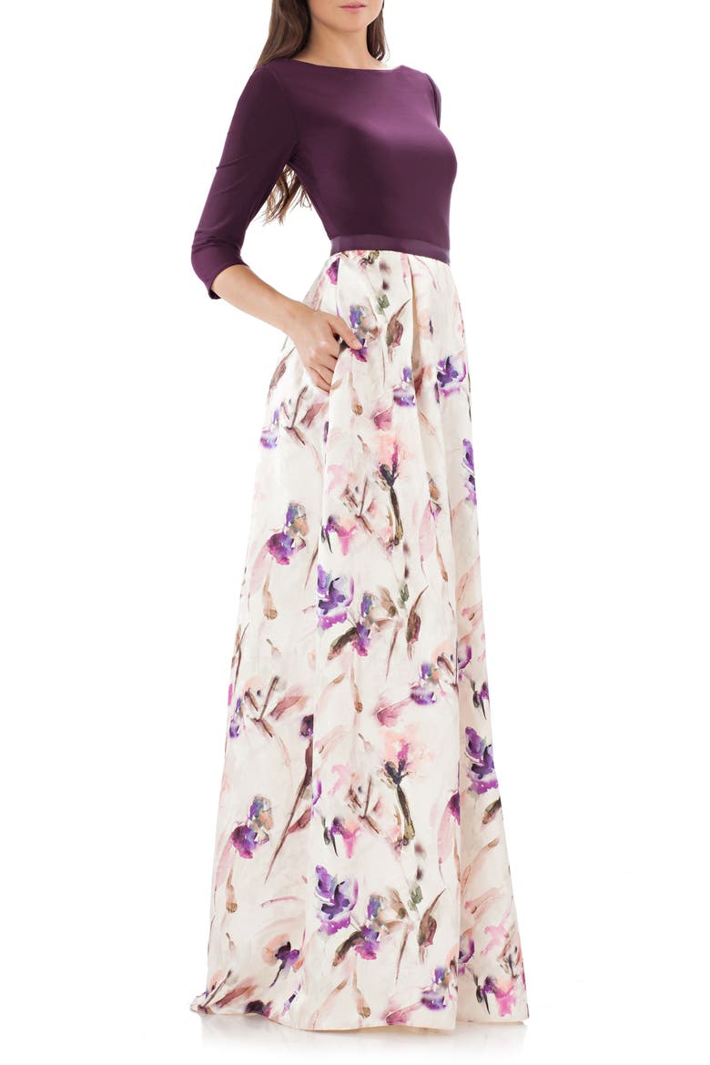 Ballgown, Main, color, PLUM MULTI