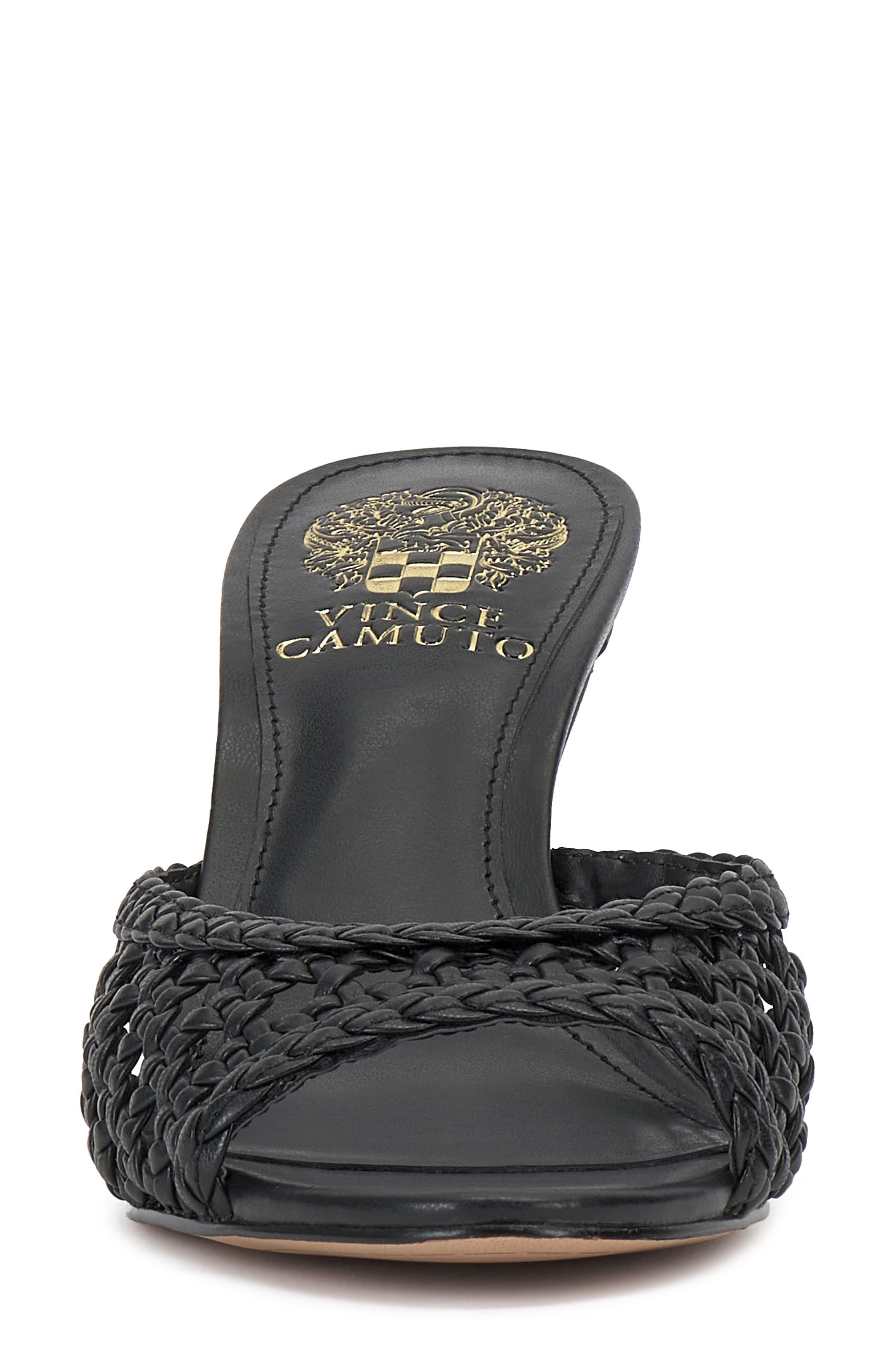 Vince Camuto Prilany Mule Sandal, Alternate, color, Black Super Soft