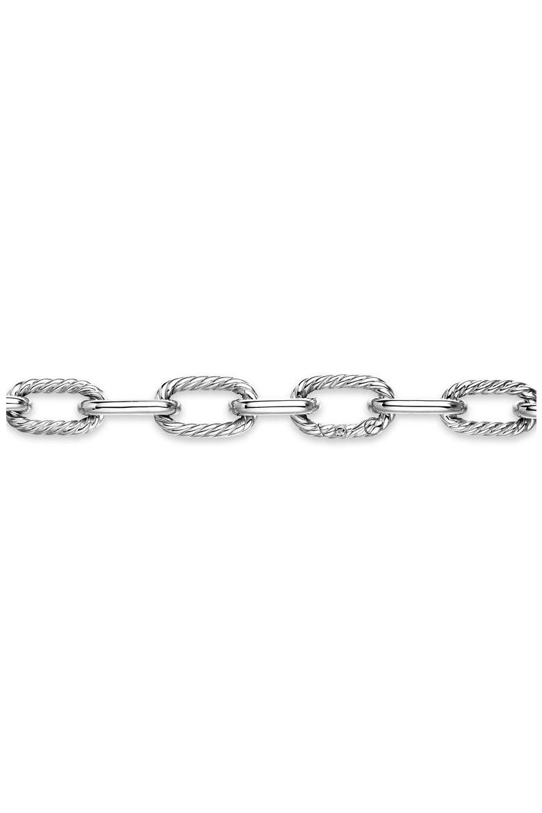 DY Madison® Chain Necklace in Sterling Silver with 18K Yellow Gold, 11mm, Alternate, color, GOLD/ SILVER