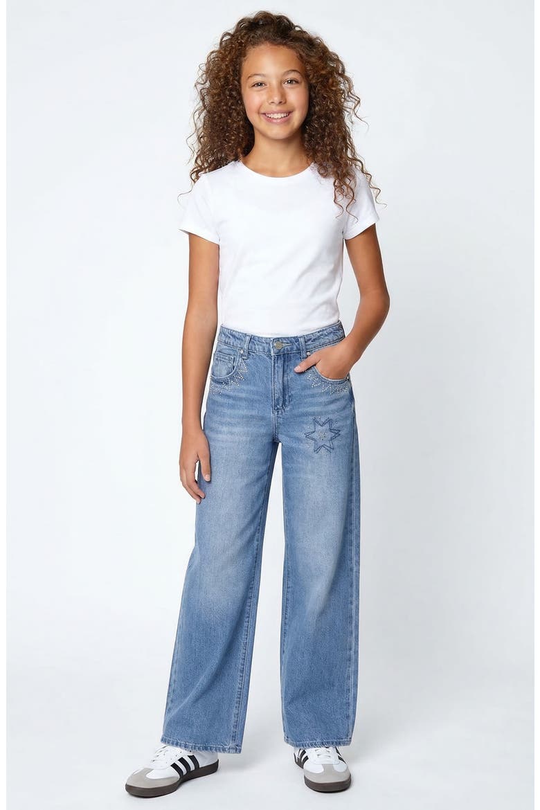 Kids' Kate Baggy Fit Jeans, Alternate, color, MEDIUM WASH 160