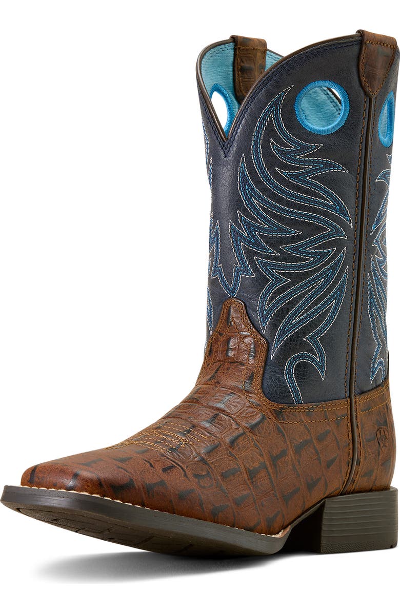 Ariat Kids' Knox Wide Square Toe Western Boot, Alternate, color,