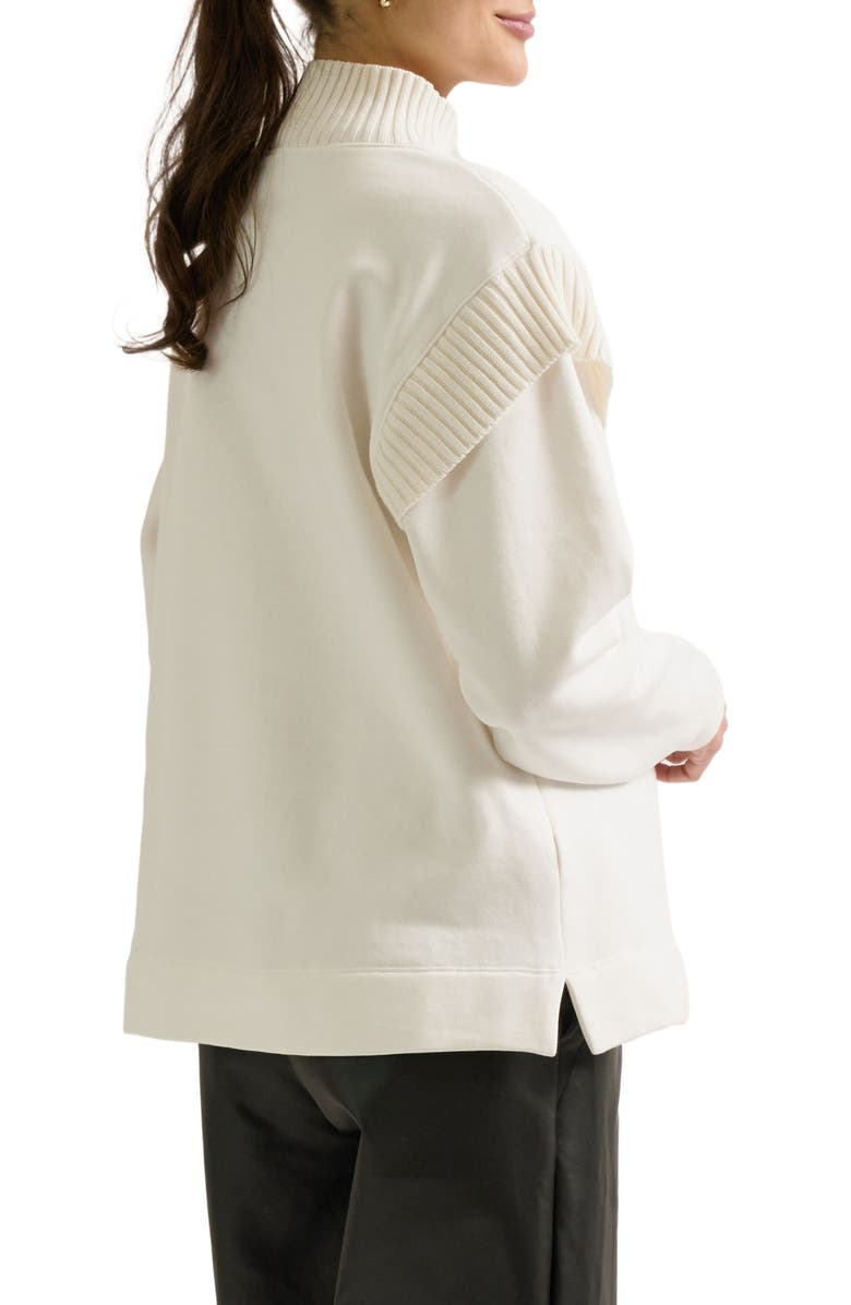 Cache Coeur Harper Maternity & Nursing Sweatshirt, Alternate, color, Ivory