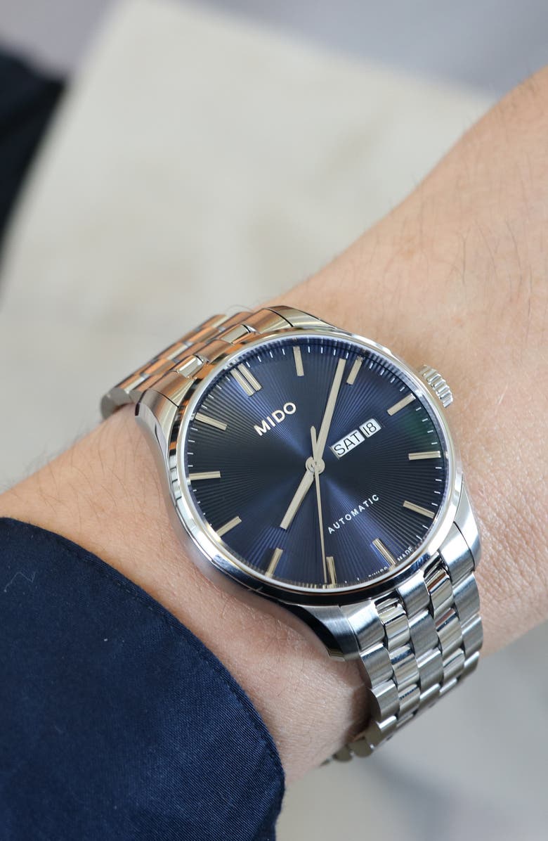 MIDO Belluna II Stainless Steel Strap Watch, Alternate, color,