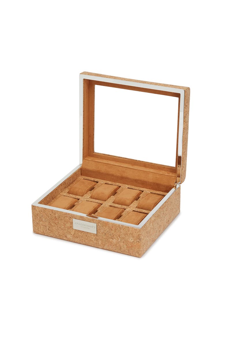 x Analog Shift 1976 Collection 8 Piece Watch Box, Alternate, color, Cork
