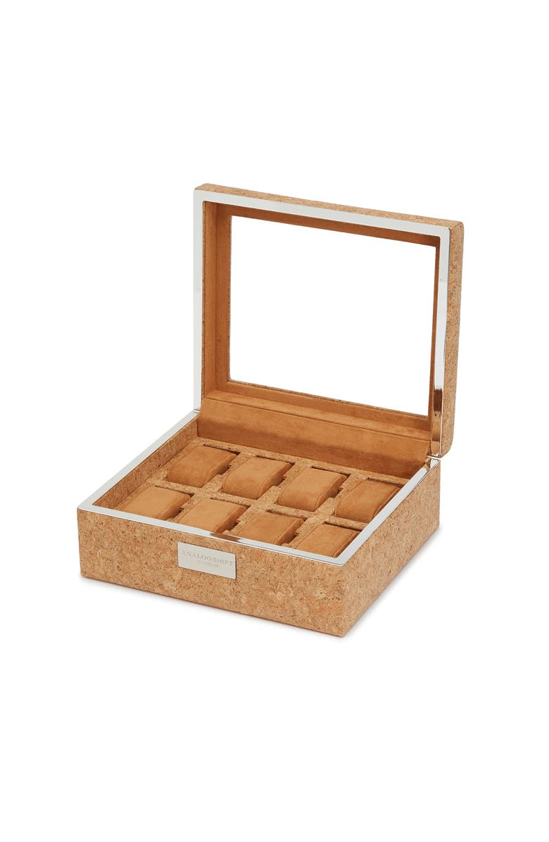 WOLF x Analog Shift 1976 Collection 8 Piece Watch Box, Alternate, color, Cork