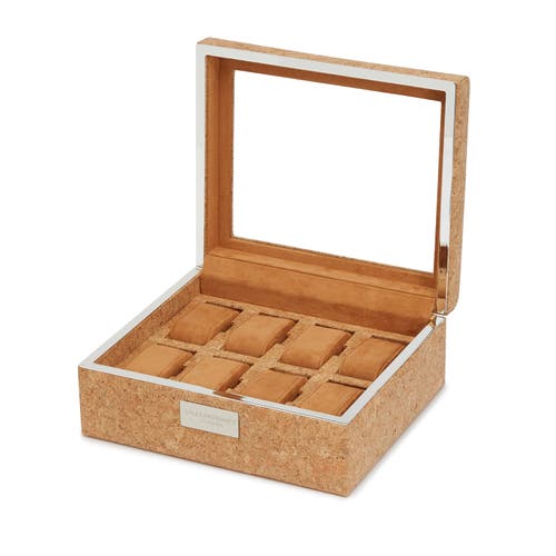 Wolf X Analog Shift 1976 Collection 8 Piece Watch Box In Cork