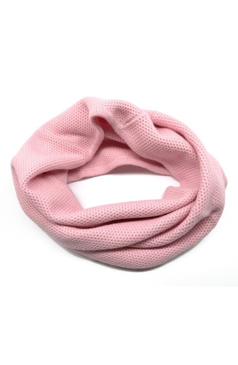 Popcorn Stitch Infinity Scarf