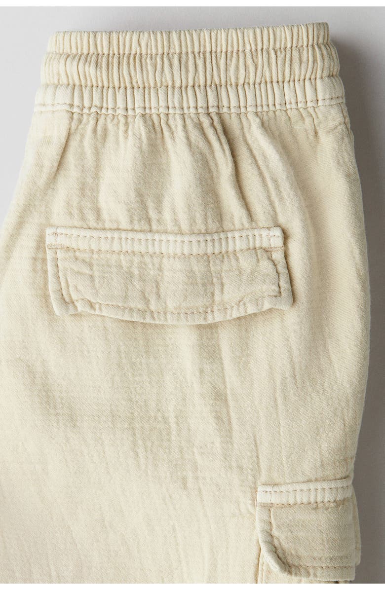 H&M Cargo Shorts, Alternate, color, Beige