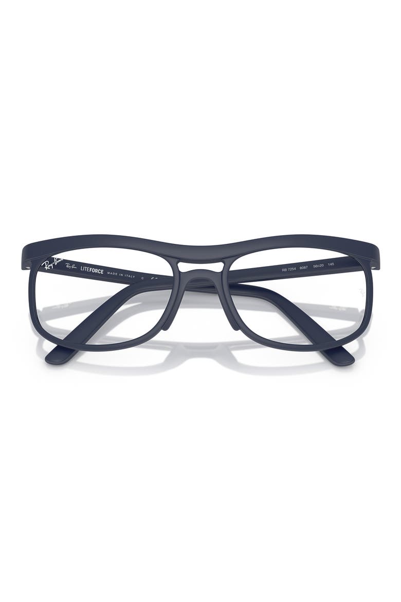 56mm Pillow Optical Glasses, Alternate, color, DARK BLUE