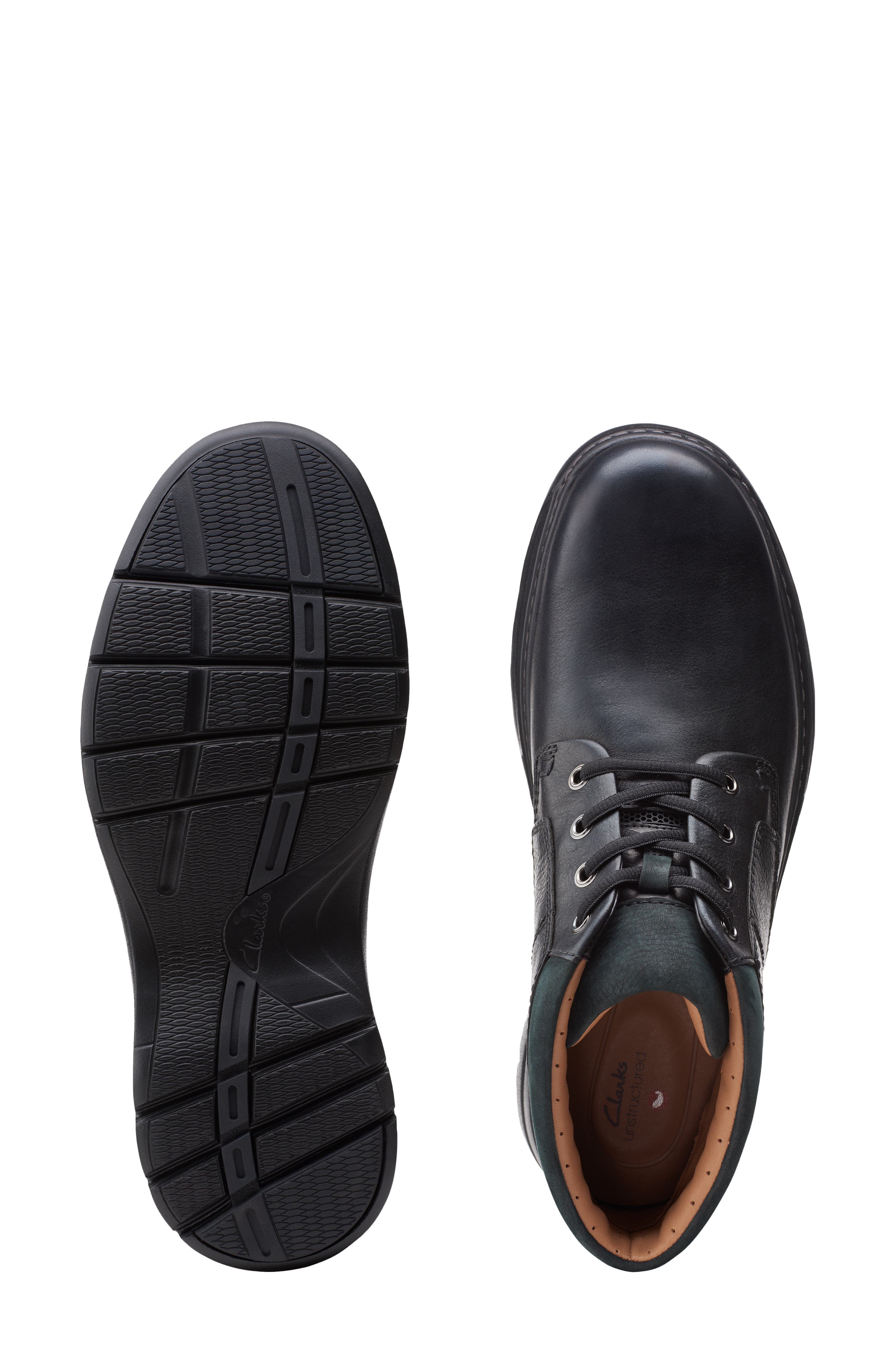 Un Brawley Chukka Boot, Alternate, color, BLACK TUMBLED LEATHER