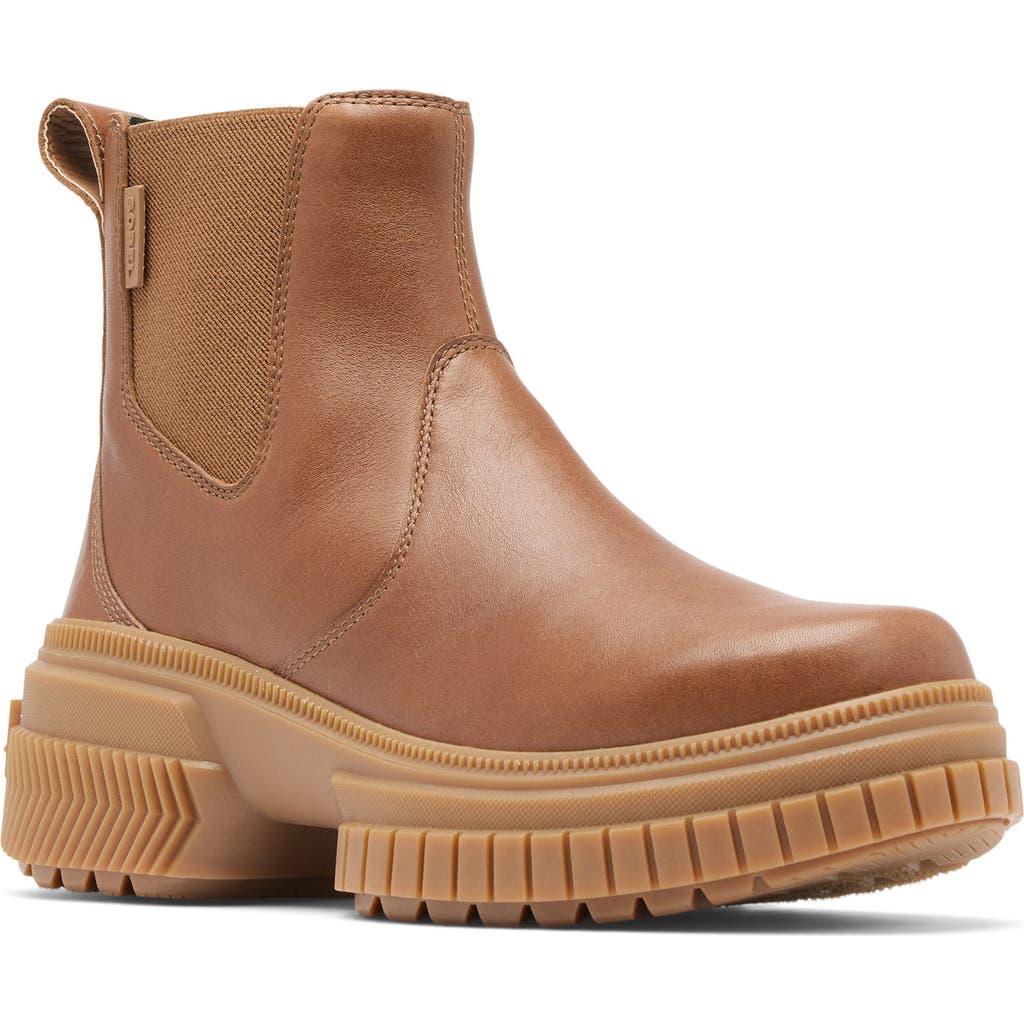 Sorel Ona Ave Waterproof Chelsea Boot In Brown