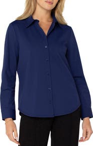 Liverpool Knit Button-Up Shirt