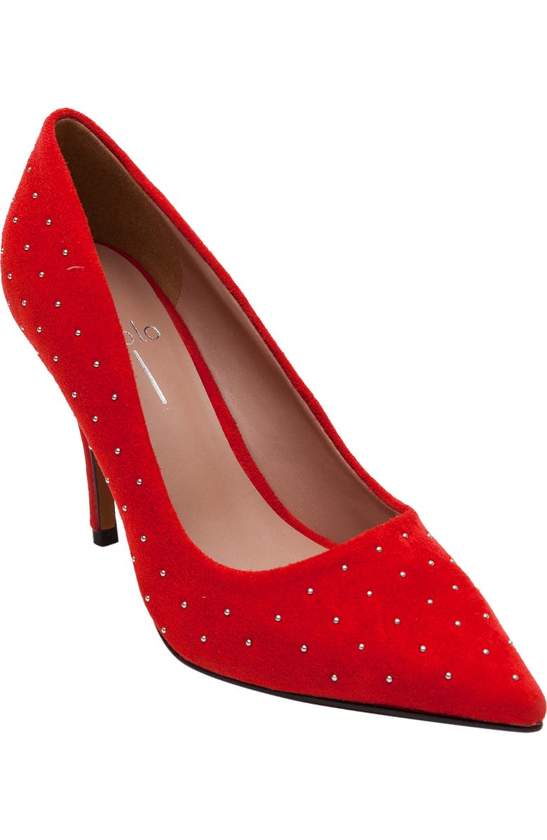 Linea Paolo Pamila Pointed Toe Pump, Main, color, Aurora Red