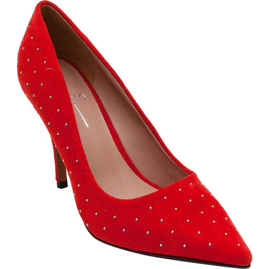 Linea Paolo Pamila Pointed Toe Pump In Aurora Red