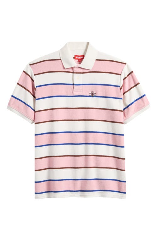 ICECREAM ICECREAM ICEBERG STRIPE COTTON PIQUÉ POLO