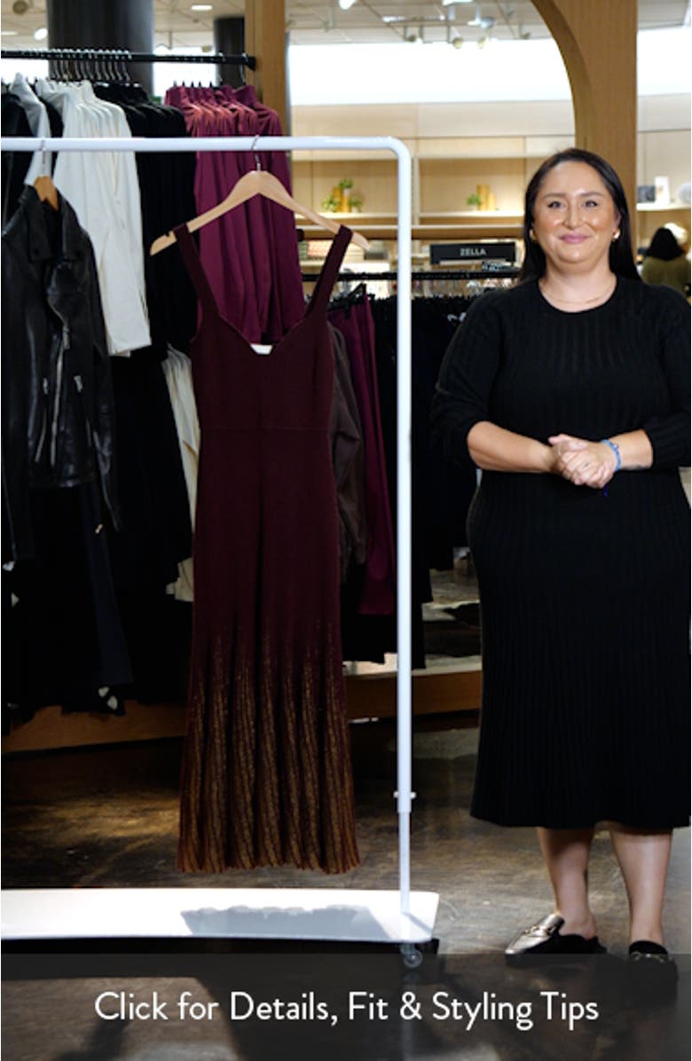 Zariah Shimmer Sleeveless Maxi Dress, sales video thumbnail