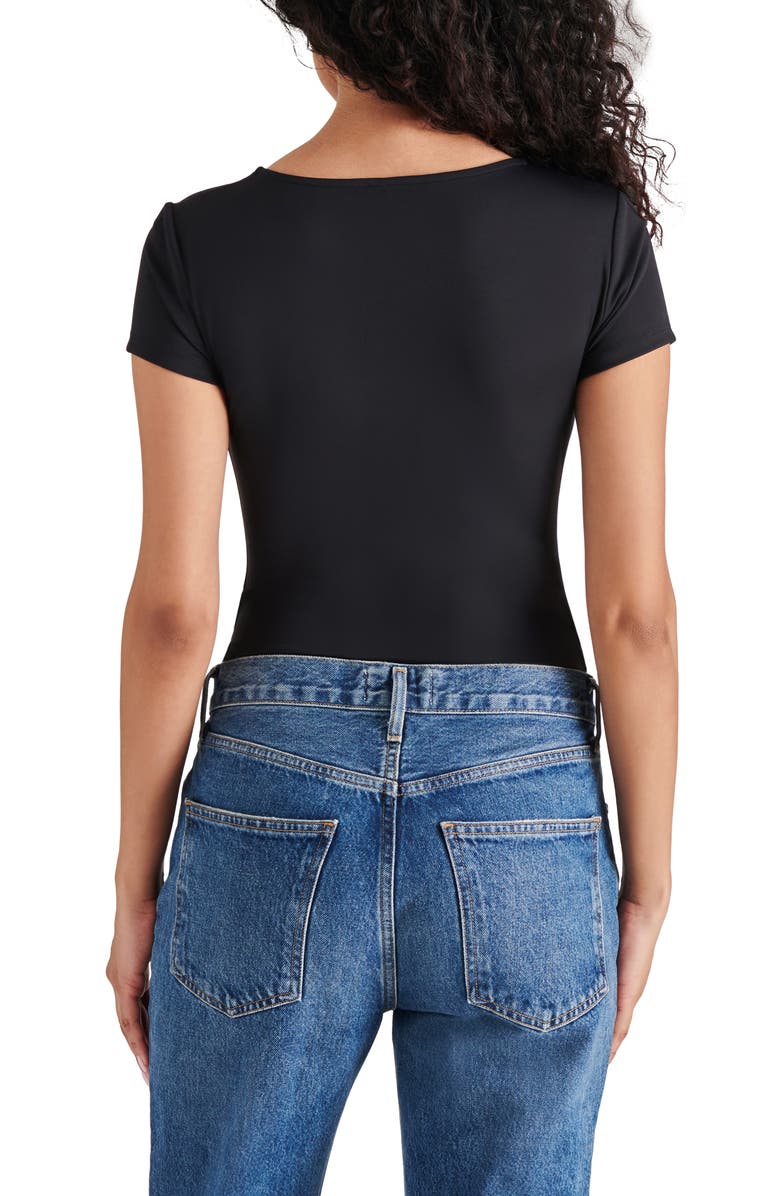 Steve Madden Erica V-Neck Bodysuit, Alternate, color, 