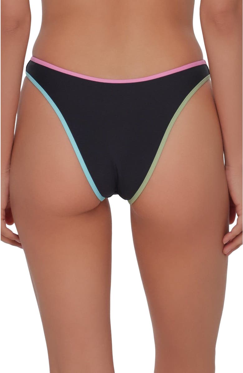 Swim Systems Dani Scoop Bikini Swim Bottoms, Alternate, color, Black