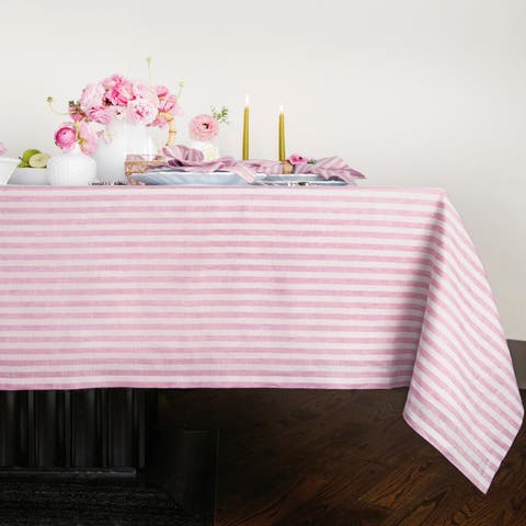 Linen Tablecloth - Amalfi Stripe