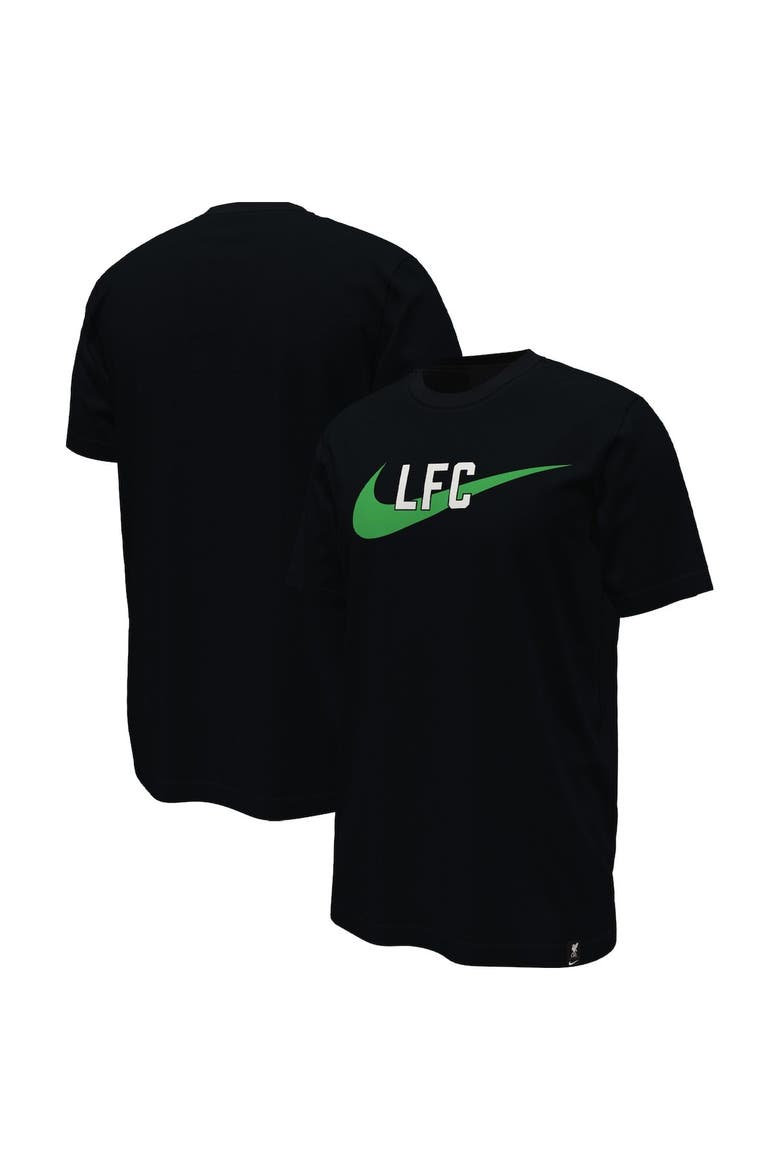 Men's Nike Black Liverpool Swoosh T-Shirt, Main, color, Black