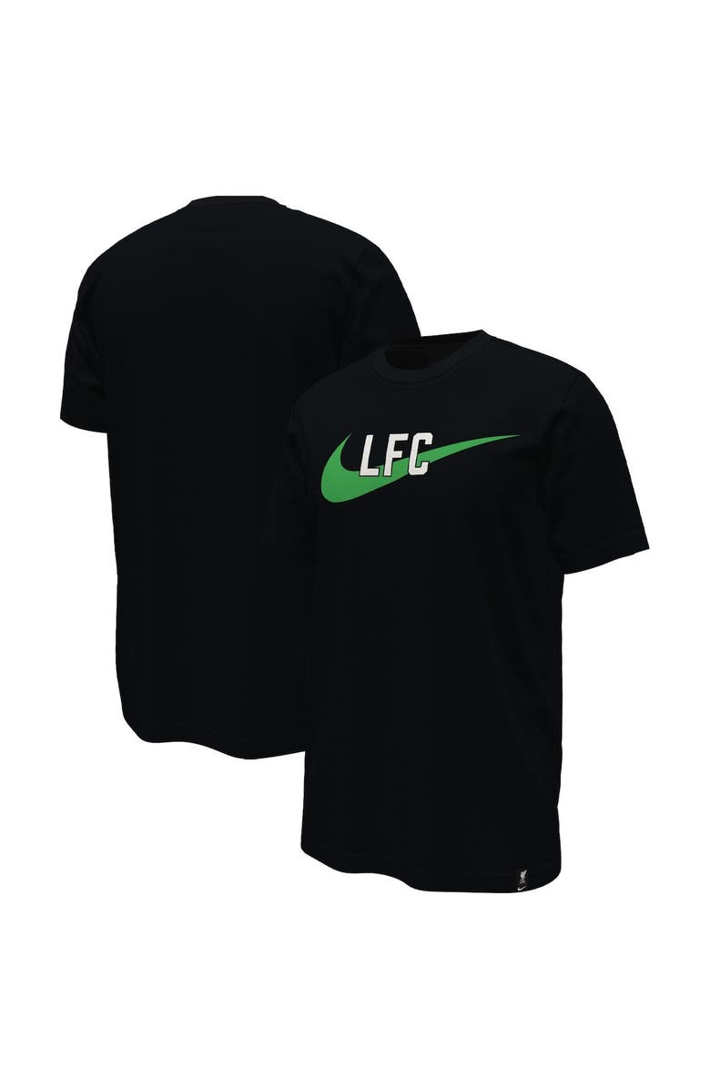Nike Men's Nike Black Liverpool Swoosh T-Shirt, Main, color,