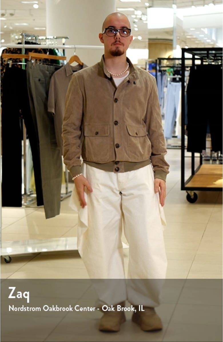 Leon Suede Bomber Jacket, sales video thumbnail