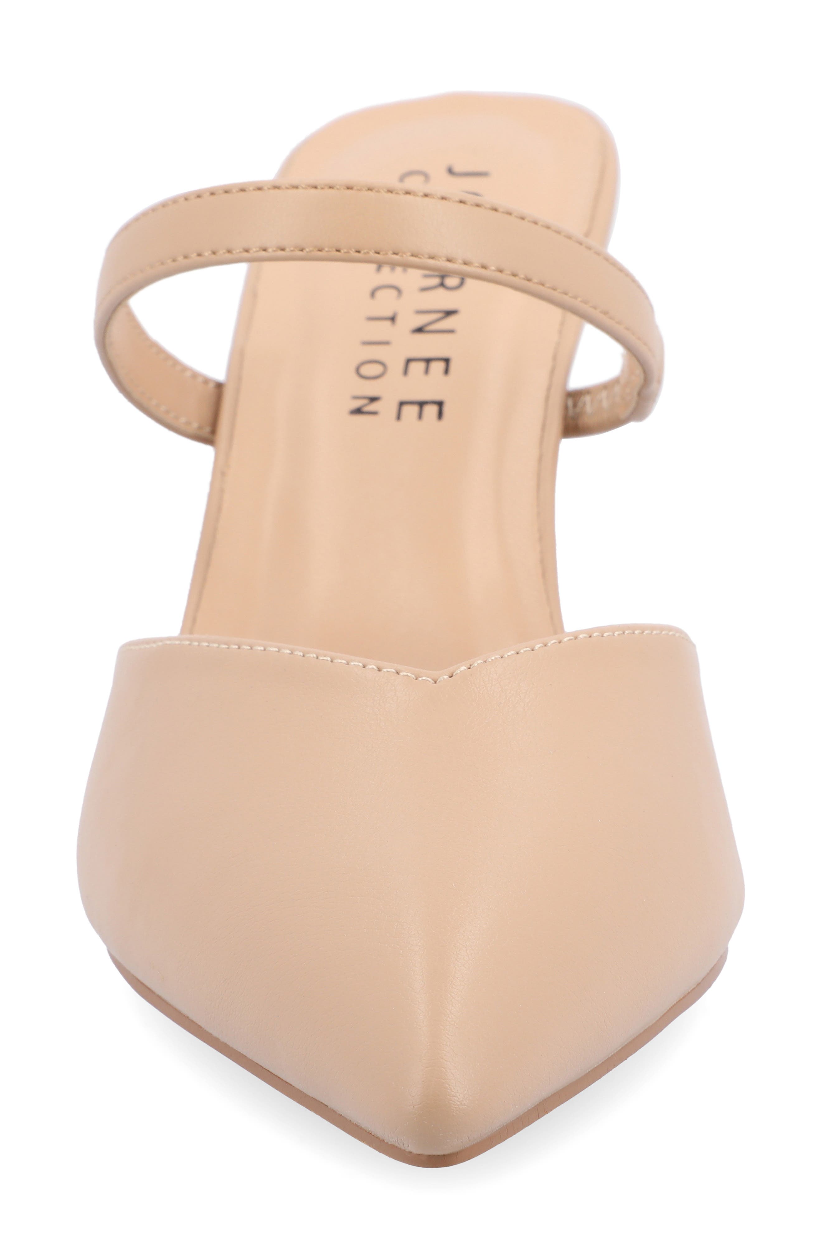 Yvon SuperNatural Shades Pointed Toe Mule Pump, Alternate, color, ALMOND