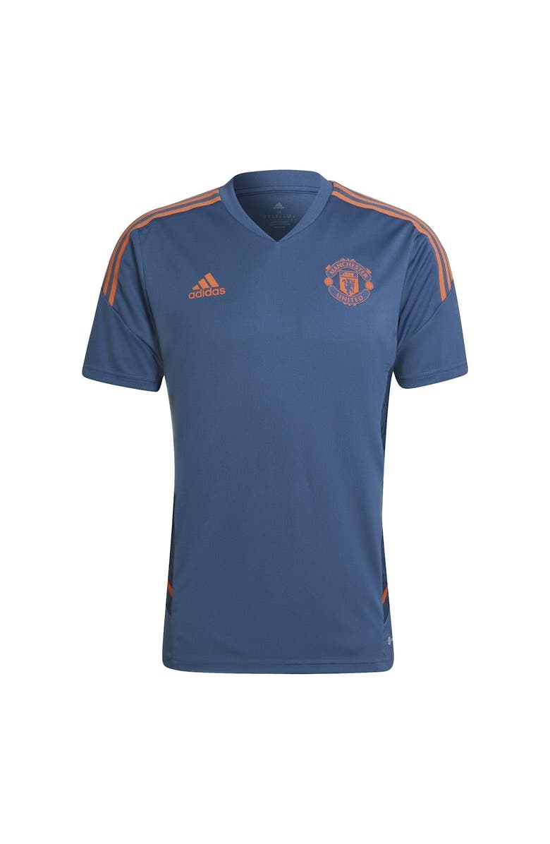 adidas Men's adidas Blue Manchester United Practice Training Jersey, Main, color, 