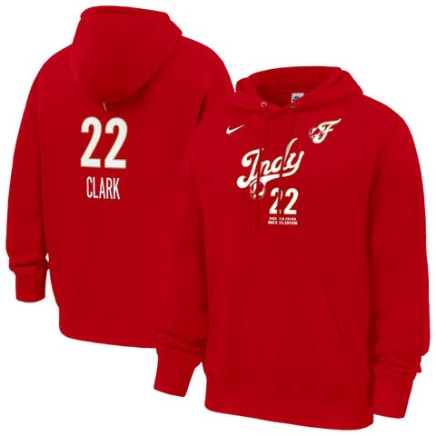Men's Nike Caitlin Clark Red Indiana Fever Rebel Edition Name & Number Hoodie