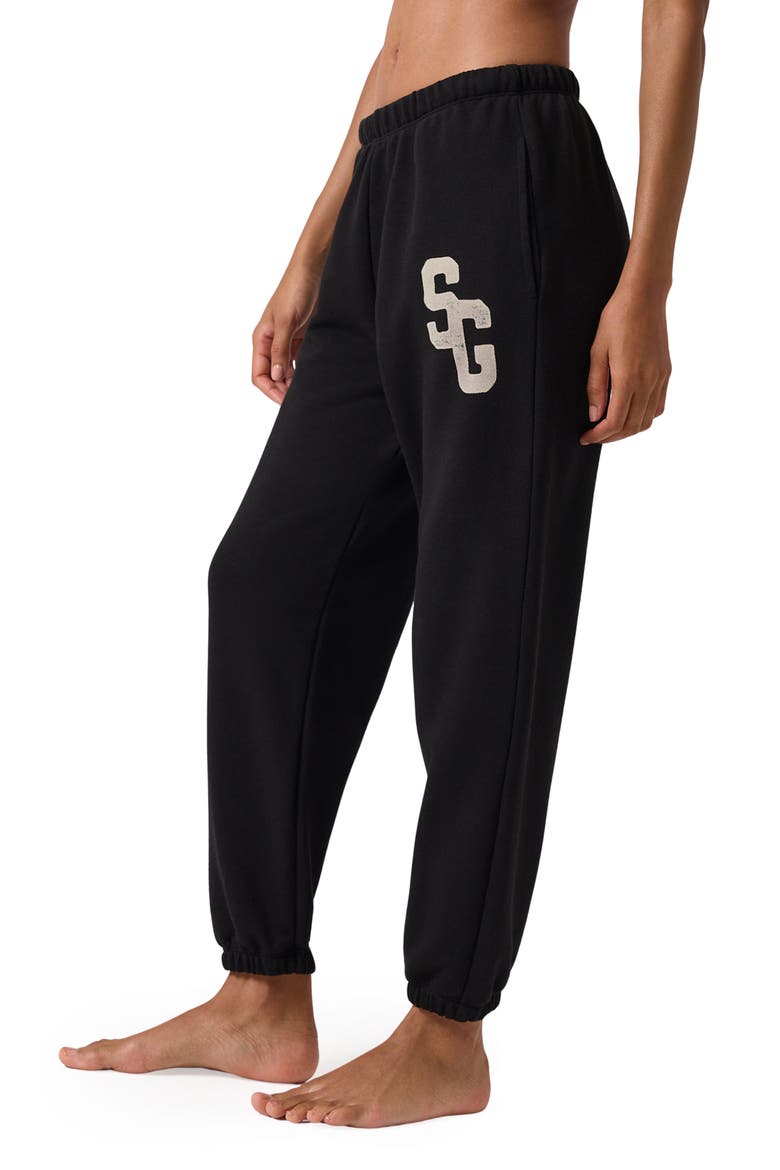 Eden Logo Sweatpants, Alternate, color, BLACK