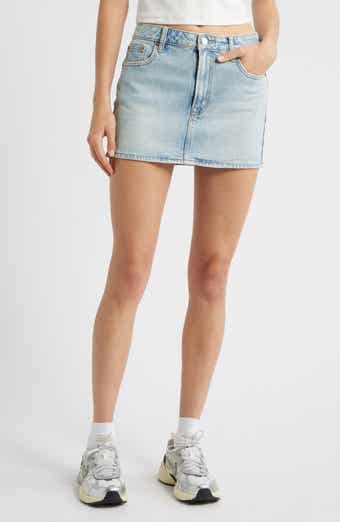 Chaya Mid Rise Denim Miniskirt